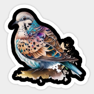 Turtle Dove Watercolor 5.0 Sticker